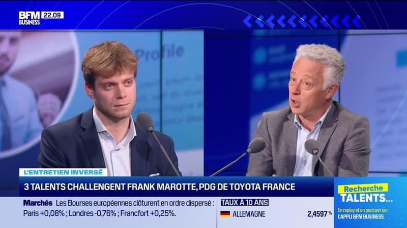 L'entretien inversé : trois talents challengent Franck Marotte, PDG de Toyota France - 28/02