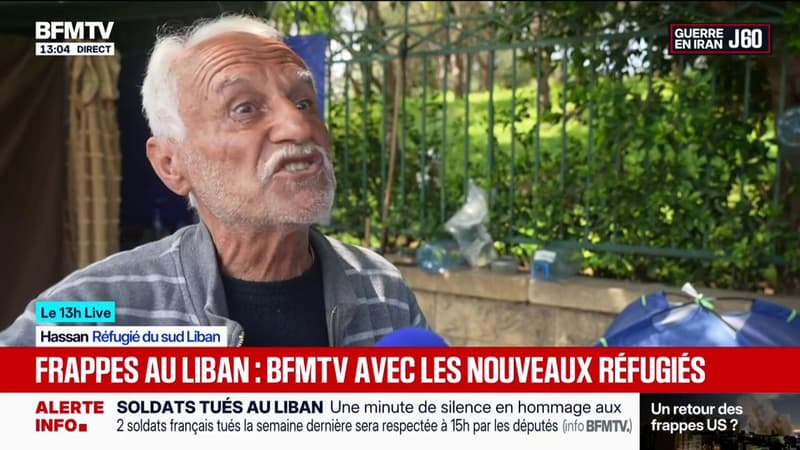 Frappes au Liban: "On n'en peut plus de cette situation", déplore ce réfugié