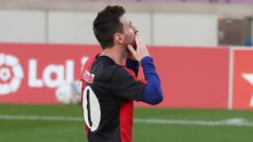 Lionel Messi avec le maillot de Newell's