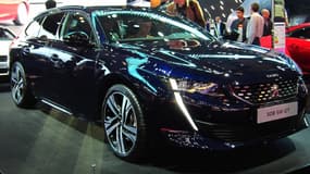 Une 508 de Peugeot, désormais propriété du groupe Stellantis