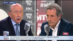 Gérard Collomb face à Jean-Jacques Bourdin en direct