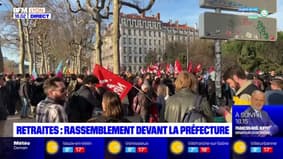 Retraites: après le 49.3, rassemblement devant la préfecture à Lyon