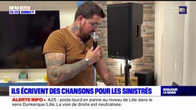 Pas-de-Calais: une famille écrit des chansons pour les sinistrés des inondations