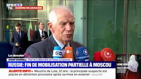 Josep Borrell, chef de la diplomatie de l'Union européenne: "Moralement, politiquement mais aussi militairement, la Russie est en train de perdre cette guerre"