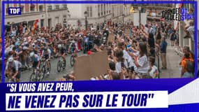 Le Tour de France de passage à Montmartre, "si vous avez peur, ne venez pas sur le Tour" tacle Pineau
