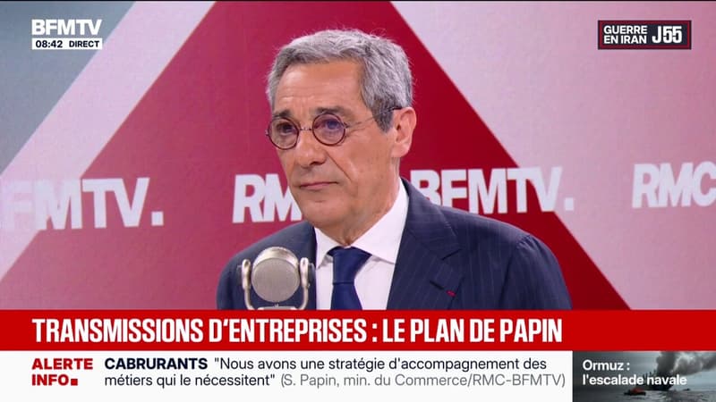 Transmissions d'entreprises: "Il faut en faire une grande cause économique nationale", déclare le ministre des PME et du Commerce Serge Papin