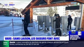 Hautes-Alpes: à Vars, les skieurs font sans la liaison avec Risoul