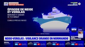 Neige-Verglas: vigilance orange en Normandie