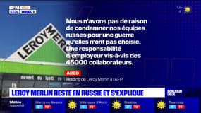 Guerre en Urkaine: devant le Parlement, Zelensky demande à Auchan et Leroy Merlin de "cesser d'être des sponsors de la machine de guerre"