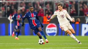 Ousmane Dembélé avec le PSG contre le Bayern, le 26 novembre 2024
