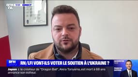 Kévin Mauvieux (député RN de l'Eure): "Il faut soutenir l'Ukraine (...) mais nous avons une ligne rouge, celle de ne pas aller en co-belligérance"