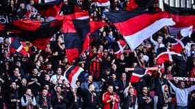 Des supporters de Brest à Guingamp, le 23 octobre 2024