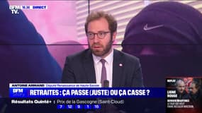 Antoine Armand: "Je pense que Les Républicains voteront la réforme des retraites à l'Assemblée"