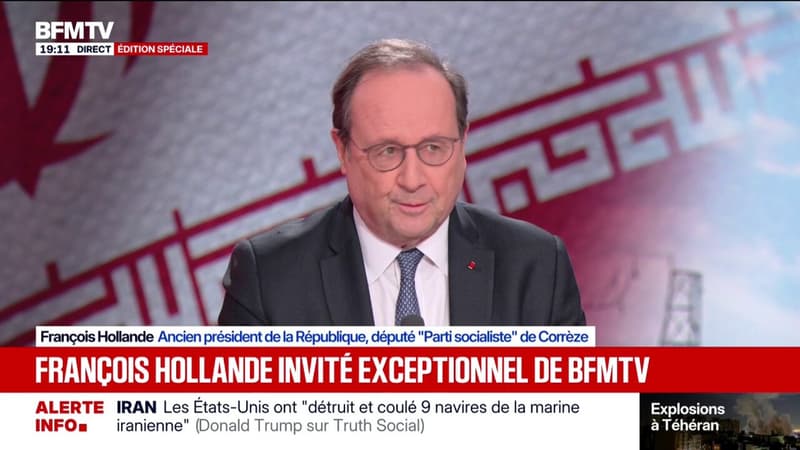Frappes au Moyen-Orient: "Il y a un embrasement de la région", observe François Hollande, ancien président de la République