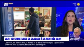 Var: 15 classes vont fermer à la rentrée 2024