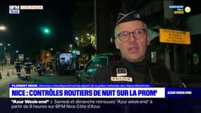 Nice: contrôles routiers de nuit sur la Promenade des Anglais
