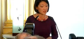 Fleur Pellerin le "cœur serré" pour son dernier discours au ministère de la Culture