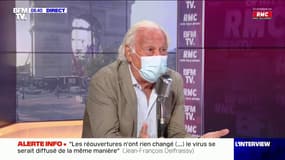 Même en étant vacciné, Jean-François Delfraissy, président du Conseil scientifique, continue de porter le masque en ville