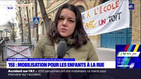 Paris: mobilisation pour les enfants à la rue dans le 15e arrondissement