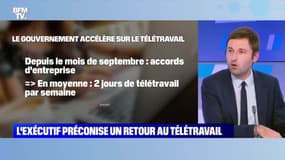 L'exécutif préconise un retour au télétravail - 23/12