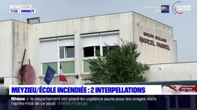 Deux interpellations après l'incendie de l'école de Meyzieu
