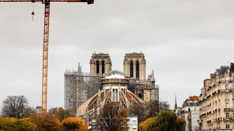 La cathédrale Notre-Dame de Paris en novembre 2020.