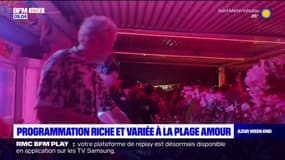 Nice: programmation riche et variée sur la plage Amour