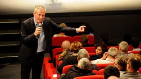 Bruno Le Maire en meeting à Saint Jean de Maurienne en Savoie le 15 octobre dernier