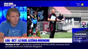 Finale de la Challenge Cup: un match particulier pour Pierre Mignoni, coach du LOU qui rejoindra le RCT l'année prochaine