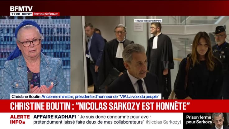 "Cette condamnation salit la France", estime Christine Boutin, ancienne ministre