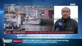 Stéphane Pinto, pêcheur de Boulogne: "S'il y a Brexit, les eaux anglaises pourraient être interdites aux pêcheurs du reste de l'Europe. On se retrouverait tous dans une même zone de pêche."
