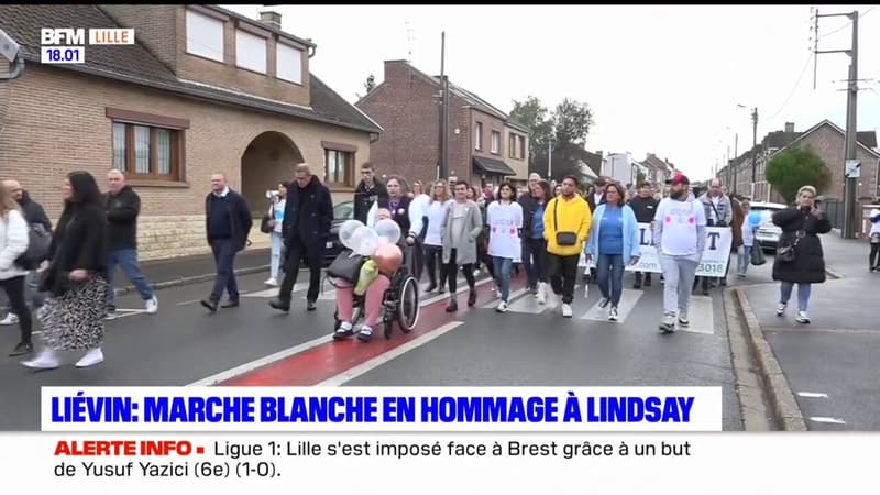 Suicide de Lindsay: 200 personnes rassemblées à Liévin pour une marche blanche