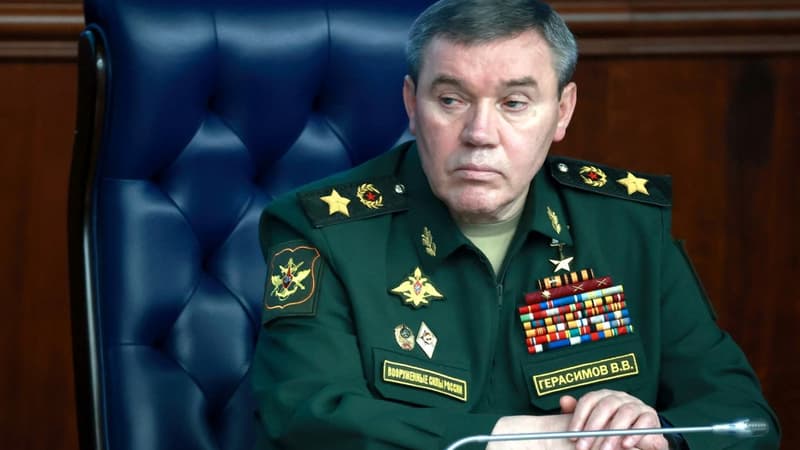 Le chef d'état-major Valéri Guerrasimov le 21 décembre 2022