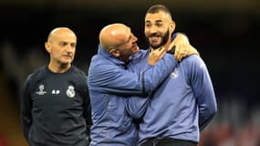 Karim Benzema avec David Bettoni