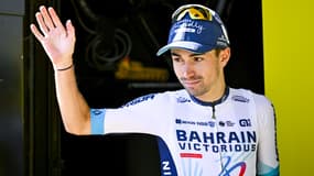 Lenny Martinez sur le Tour de France, le 8 juillet 2025