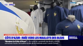 Côte d'Azur: ruée vers les maillots des bleus