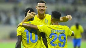 Cristiano Ronaldo et Sadio Mané avec Al-Nassr le 25 août 2023