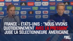 France - États-Unis : "Nous vivons quotidiennement avec la pression" juge la sélectionneure américaine