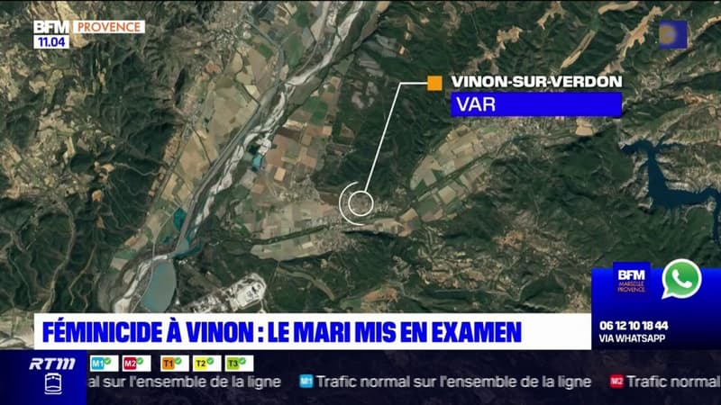 Féminicide à Vinon-sur-Verdon: le suspect mis en examen pour meurtre par conjoint