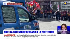 Nice: la CGT Energie débranche la préfecture