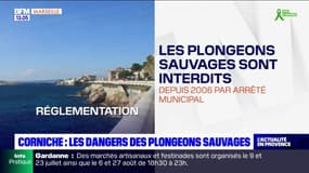 Marseille: les dangers des plongeons sauvages depuis la corniche