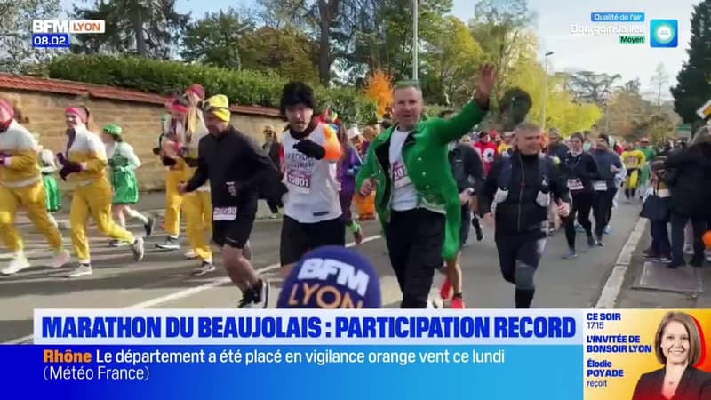 Marathon du Beaujolais: participation record pour cette édition