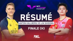 Résumé : Une finale de TRÈS haut niveau entre Kallberg et Lin Shidong (WTT Francfort)