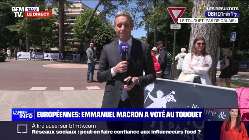 Européennes: le programme d'Emmanuel Macron au Touquet