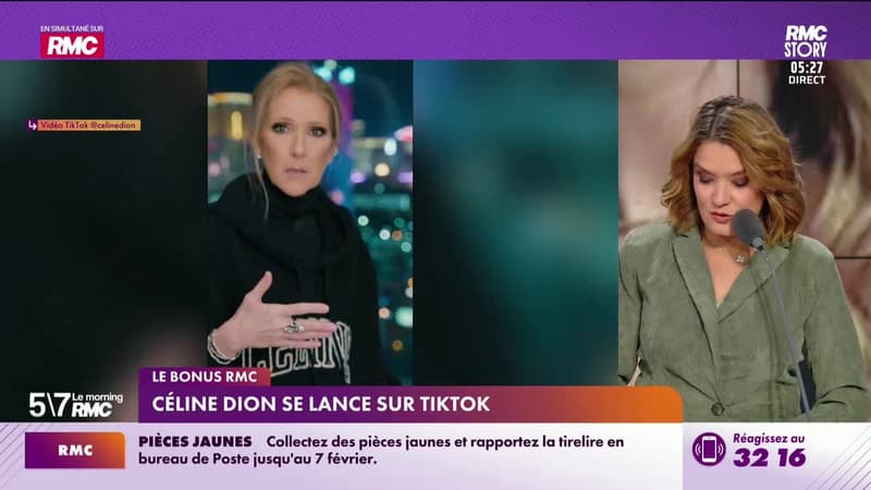 Le bonus RMC : Céline Dion se lance sur TikTok - 08/01
