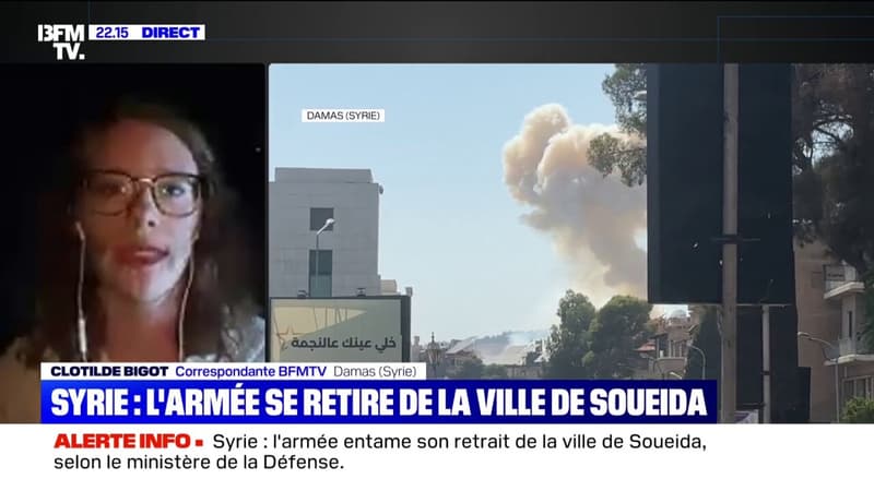Syrie: l'armée se retire de la ville de Soueïda, dans le sud du pays