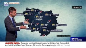 Météo Paris-Île-de-France: un temps automnal avec des rafales de vent et des averses ce jeudi
