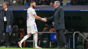 Karim Benzema et Carlo Ancelotti