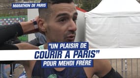 Marathon de Paris : "Un plaisir de courir à Paris" pour Mehdi Frère, premier Français