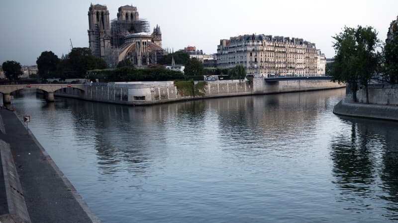 Les quais de Seine à Paris (illustration)